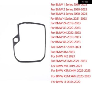 BMW 1 2 3 4シリーズ X3 X4 X5 X6 X7 Z4 G20 G30 G01 G02 G05 G06 G07 2019-23 車マルチメディア ギアシフト パネル トリム カーアクセサリー