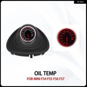 ダッシュボード エア アウトレット 水油温ブーストゲージカバー ミニクーパー F54 F55 F56 F57 インテリア カーパーツアクセサリー - Oil Temp