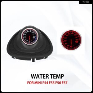 ダッシュボード エア アウトレット 水油温ブーストゲージカバー ミニクーパー F54 F55 F56 F57 インテリア カーパーツアクセサリー - Water Temp
