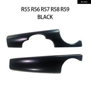 ダッシュボード 計器センターコントロール カバー パネル ステッカー インテリア ミニクーパー R55 R56 R57 R58 R59 トリム 自動車アクセサリー - black