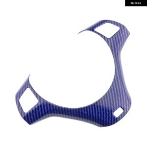 BMW インテリア ステアリングホイール 装飾 カバー トリム 3シリーズ E90 E92 E93 2005-2012 - Blue Style A