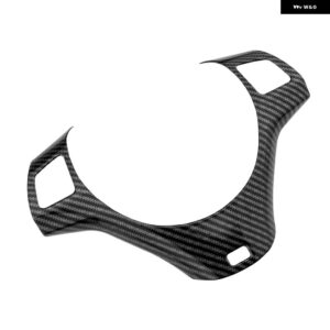 BMW JAMEO 自動カーボンカーアクセサリー X1 E84 2009-2016 ステアリングホイールパネル 装飾 カバー トリム ステッカー - Black Style A