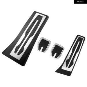 BMW ペダル X5 X6 F15 F16 E70 E71 E72 M 2008-2018 アクセル ガスブレーキ フットレスト ペダルパッド カバー LHD - MT With Rest