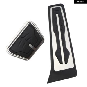 BMW ペダル X5 X6 F15 F16 E70 E71 E72 M 2008-2018 アクセル ガスブレーキ フットレスト ペダルパッド カバー LHD - AT Without Rest