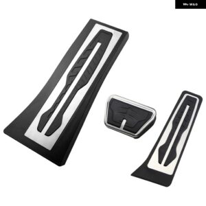 BMW ペダル X5 X6 F15 F16 E70 E71 E72 M 2008-2018 アクセル ガスブレーキ フットレスト ペダルパッド カバー LHD - AT With Rest