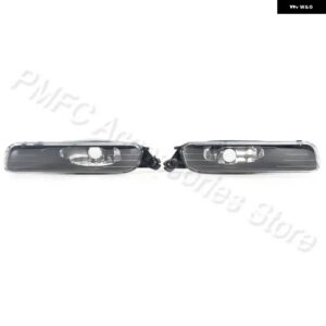 BMW フロントバンパー フォグライト ドライビングランプ フォグランプ バルブ 無 3シリーズ E46 323I 325I 328I 330I 4 ドア 1999 2000 2001 - 1 Left and 1 Right