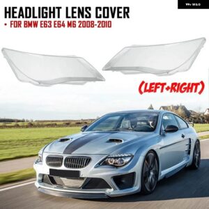 BMW ヘッドライト マスク ヘッドライト ヘッドランプ レンズ カバー E63 E64 M6 2008-2010 ヘッドライト シェル - Left