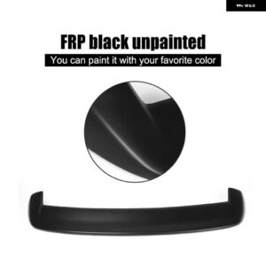 BMW カーボンリアルーフ スポイラー ウィンドウウイン グリップ F20 F21 2012-2018 118I 120I M135I M140I FRP リアスポイラー リップ - Matte Black FRP