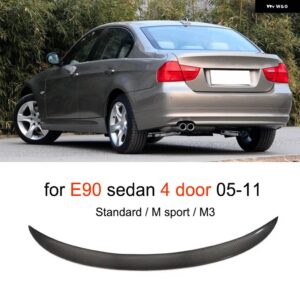 BMW カーボンリアスポイラー 3シリーズ E90 E92 E93 F30 F80 M3 M スポーツ 323I 325I 328I 335I 2005-2011 トランク トランク リッドウイン グリップ - for E90