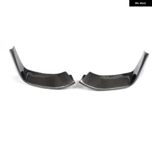BMW カーボン車フロント バンパー スプリッターリップフラップ F80 M3 F82 F83 M4 2ドア 4ドア 2015-2017 FRP ブラックフロントスプリッター - Carbon Fiber
