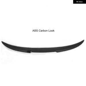 BMW リア トランク スポイラー F30 F35 F80 316I 318I 320I 335I 340I ベースセダン M3 2014 - 2018 リアブーツ ウィングカーボン/ABS - ABS Carbon Look