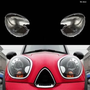 BMW ミニ R60 2011-16 ヘッドライト カバー ヘッドランプ レンズ ガラス交換フロント自動シェル - 2 Pcs Left and Right