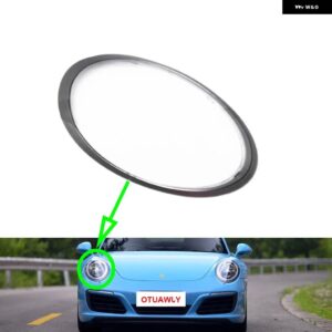 ポルシェ 911 991 997 38657 ヘッドランプ レンズ ヘッドライト カバー 交換フロントオートシェル - 1 Pcs Right Side