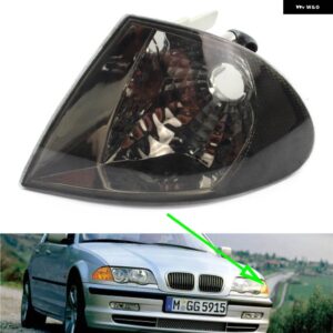 BMW コーナーライト 3シリーズ E46 4 ドア 1998 2001 自動 パーキング ウィンカーコーナーランプスモーク車コーナーライト - Grey 1 Pcs Left