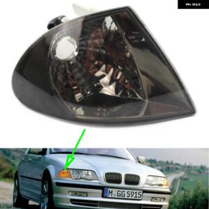 BMW コーナーライト 3シリーズ E46 4 ドア 1998 2001 自動 パーキング ウィンカーコーナーランプスモーク車コーナーライト - Grey 1 Pcs Right