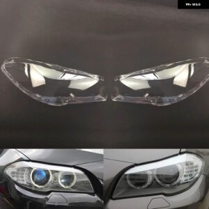 BMW 5シリーズ F18 F10 520 523 525 535 530I 2011-17 ヘッドライト カバー ヘッドランプ レンズ オートシェル - 2 Pcs Left and Right