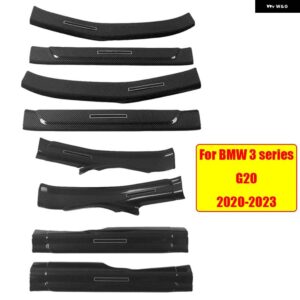 BMW ABS カーボンドアシルスカッフプレートガードプロテクター カバー トリム 3 5シリーズ G20 G30 X1 F48 X3 G01 X5 F15 G05 X7 G07 - For 3 Series G20