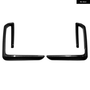 BMW カーボン黒色フロント フォグライト フレーム 装飾 カバー トリム カー スタイリング X5 G05 2022 2023 外装 アクセサリー - ABS carbon fiber