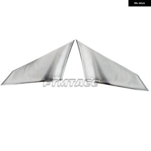 BMW 5シリーズ G60 2024 2025 フロントドア オーディオ スピーカー カバー スピーカー パッド トリム フレーム ステッカー ステンレス インテリア - Silvery