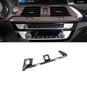 BMW インテリア ピーチウッド X3 X4 G01 G02 ドアセンター コンソール ギアフィルム セントラ ル空調ナビゲーション フレーム トリム - Peach Wood Color7