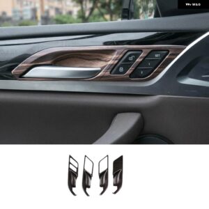 BMW インテリア ピーチウッド X3 X4 G01 G02 ドアセンター コンソール ギアフィルム セントラ ル空調ナビゲーション フレーム トリム - Peach Wood Color9
