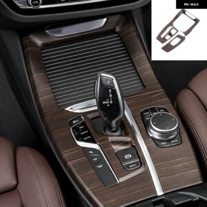 BMW インテリア ピーチウッド X3 X4 G01 G02 ドアセンター コンソール ギアフィルム セントラ ル空調ナビゲーション フレーム トリム - Peach Wood Color3