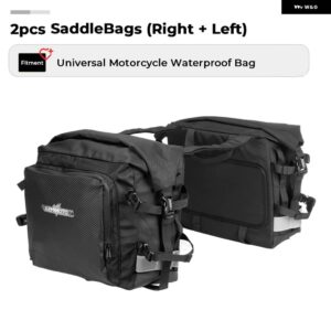 BMW オートバイ キャリア バッグ サイドバッグ R1200GS LC R1250GS R1200GS F800GS LC ADV F850GS F750GS 2013-2018 - 2PCS