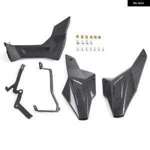 BMW F900R F900XR 2020 2024 エンジン シャーシ シュラウド フェアリングアンダー排気シールドガードカバー オートバイ アクセサリー - Carbon-Black