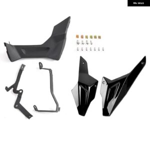 BMW F900R F900XR 2020 2024 エンジン シャーシ シュラウド フェアリングアンダー排気シールドガードカバー オートバイ アクセサリー - black