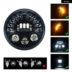 BMW RNINET R9T ヘッドライト 適応 ヘッドライト とウインカー R 9 T 高ロービーム オートバイ アクセサリー IP67 防水 - Turn Signal Black