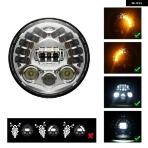 BMW RNINET R9T ヘッドライト 適応 ヘッドライト とウインカー R 9 T 高ロービーム オートバイ アクセサリー IP67 防水 - Turn Signal Chrome