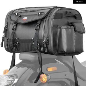 BMW オートバイ テールバッグツーリング キャリア バッグ 60L 拡張可能な 防水 リアラック トランク パニアバッグ 汎用 R1250GS R1200GS - 45L-60L