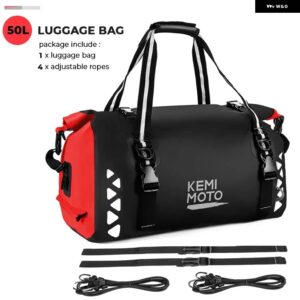 BMW 50L オートバイ キャリア サイド ボックス バッグサイドケース 防水 ライナーバッグ R1200GS R1250GS R1200GS 1200 GS LC ADV アドベンチャー - Red 50L