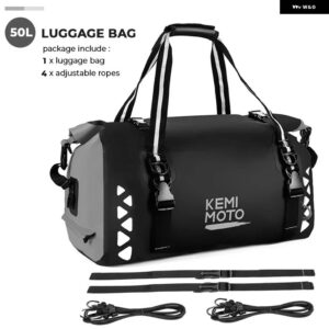 BMW 50L オートバイ キャリア サイド ボックス バッグサイドケース 防水 ライナーバッグ R1200GS R1250GS R1200GS 1200 GS LC ADV アドベンチャー - Gray 50L