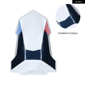 BMW S1000RR M1000RR リアシートカバー テールセクションフェアリングカウル 助手席ハードシートカウル ハンプフェアリング オートバイ アクセサリー - Blue-White 2