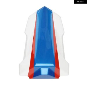 BMW S1000RR M1000RR オートバイ テールセクションフェアリングカウルリアシートカバー ハード助手席カウルフェアリングシート アクセサリー - Blue-White 3
