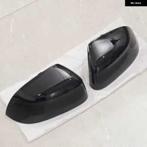 BMW バックミラー カバー X3 G01 G08 2019+ X4 G02 X5 G05 X6 G06 X7 G07 グロスブラックサイドドア ウイング ミラー 交換キャップ - 1 Pair