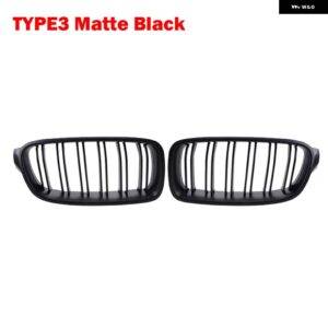BMW ABS F30 F31 F35 2012-2018 320I 325I 328I カー スタイリング フロントキドニー グリル デュアルスラット グリル アクセサリー - Front Kidney 3
