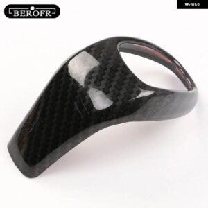 BMW ABS ギアヘッドレバー シフト ノブカバー ギア シフト ハンドル トリム 装飾 X1 2016 - Carbon fibre
