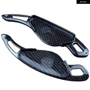 ジャガー ステアリングホイール DSG 延長 シフト パドル シフター XF XE XJ F-PACE F-TYPE X760 X250 X260 - Carbon-Black