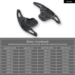 BMW F01 F06 F07 F10 F15 F16 F20 F22 F45 F30 F34 I8 オート ステアリングホイール リア シフト パドル車 シフト 装置半自動 - Forging