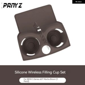 BMW 水カップボトル ホルダー 滑り止めパッド マットシリカゲル 5シリーズ 6GT G30 G31 - 2018-2023 5 6GT3