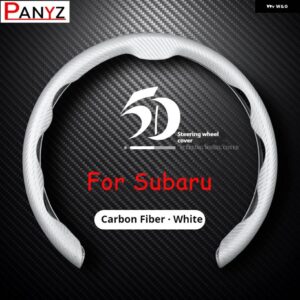 スバル カーボンパターン ステアリングホイール カバー ノンスリップ BRZ XV フォレスター レガシィアウトバックカー アクセサリー - for　subaru2