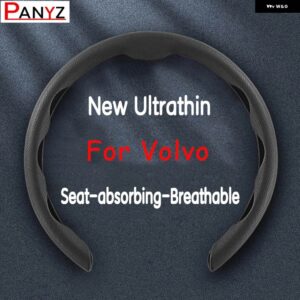ボルボ カーボン柄 ステアリングホイール カバー XC40 XC60 XC90 S60 S90 S80 C30 V40 V60 V70 V90 カー アクセサリー - For Volvo2