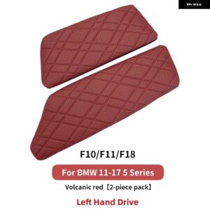 BMW 2個 中央アームレスト ボックス コンソール カバー オート スタイリング アクセサリー SERIES5 G30 G38 F10 F11 F18 F15 F16 G05 G07 X5X6X7 LHD - F10 F11 F18 Red