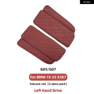 BMW 2個 中央アームレスト ボックス コンソール カバー オート スタイリング アクセサリー SERIES5 G30 G38 F10 F11 F18 F15 F16 G05 G07 X5X6X7 LHD - G05 G07 Red