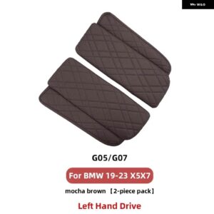 BMW 2個 中央アームレスト ボックス コンソール カバー オート スタイリング アクセサリー SERIES5 G30 G38 F10 F11 F18 F15 F16 G05 G07 X5X6X7 LHD - G05 G07 Brown