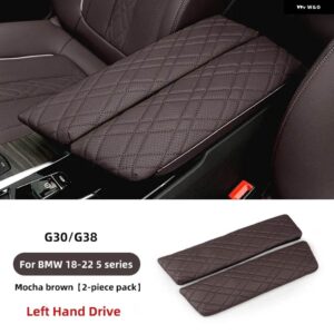 BMW 2個 中央アームレスト ボックス コンソール カバー オート スタイリング アクセサリー SERIES5 G30 G38 F10 F11 F18 F15 F16 G05 G07 X5X6X7 LHD - G30 G38 Mocha