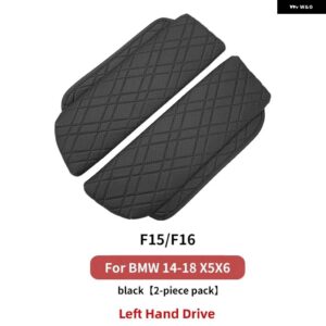 BMW 2個 中央アームレスト ボックス コンソール カバー オート スタイリング アクセサリー SERIES5 G30 G38 F10 F11 F18 F15 F16 G05 G07 X5X6X7 LHD - F15 F16 Black