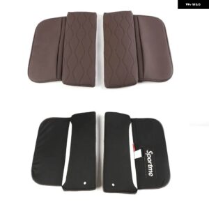 BMW センター コンソール カバー X5 G05 X7 G07 2019-2022 X6 G06 2020-2022 レザーアームレスト ボックス カバー パッド クッション カー アクセサリー - Coffee Brown PU